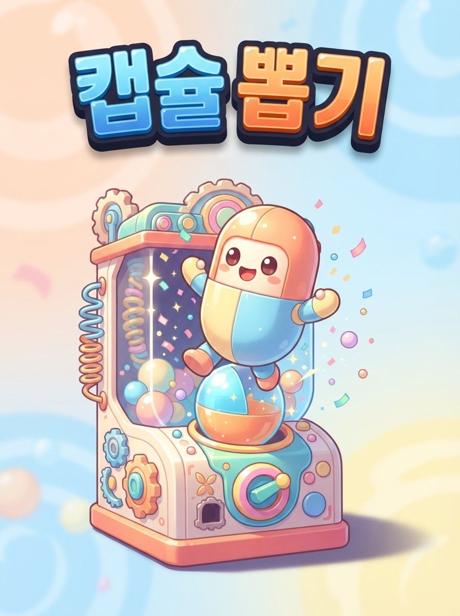 캡슐 뽑기