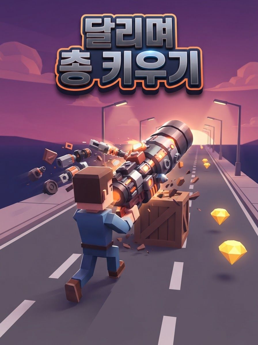 달리며 총 키우기
