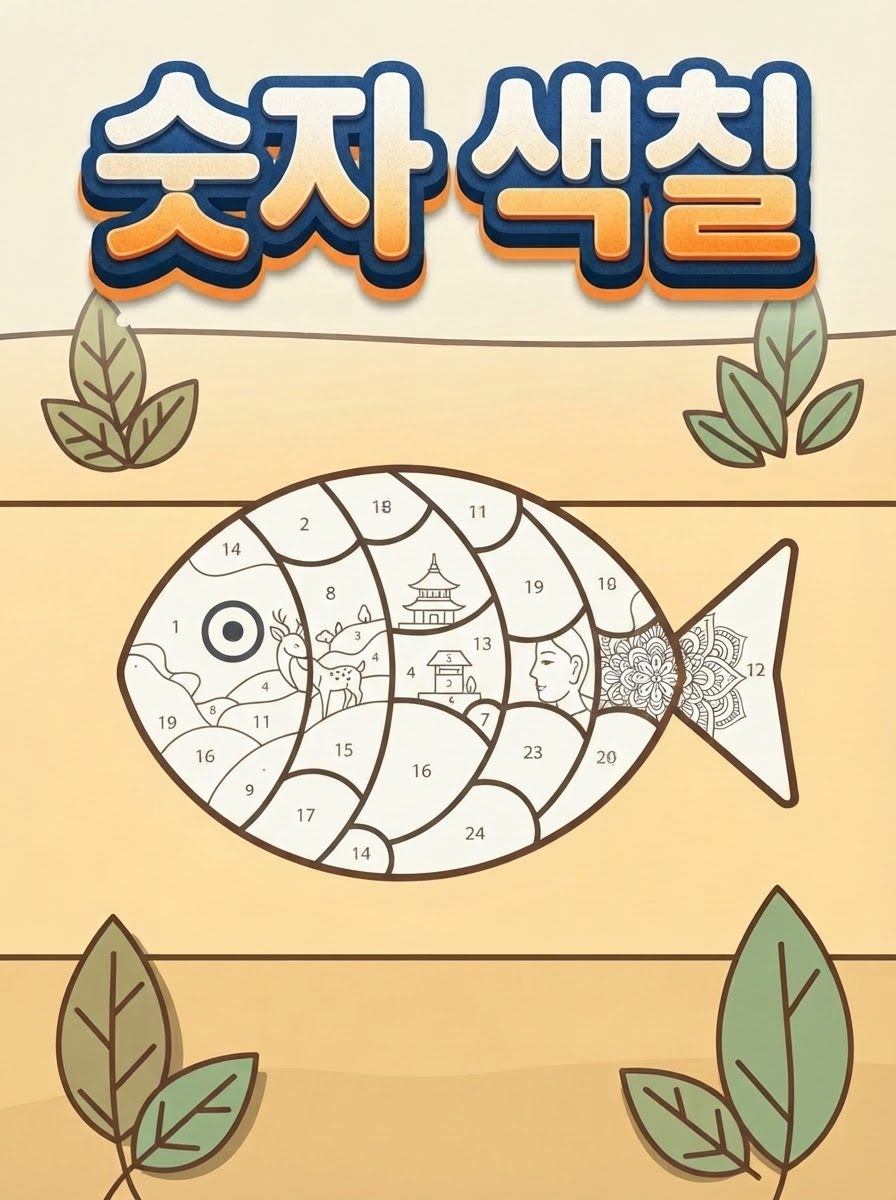 숫자 색칠