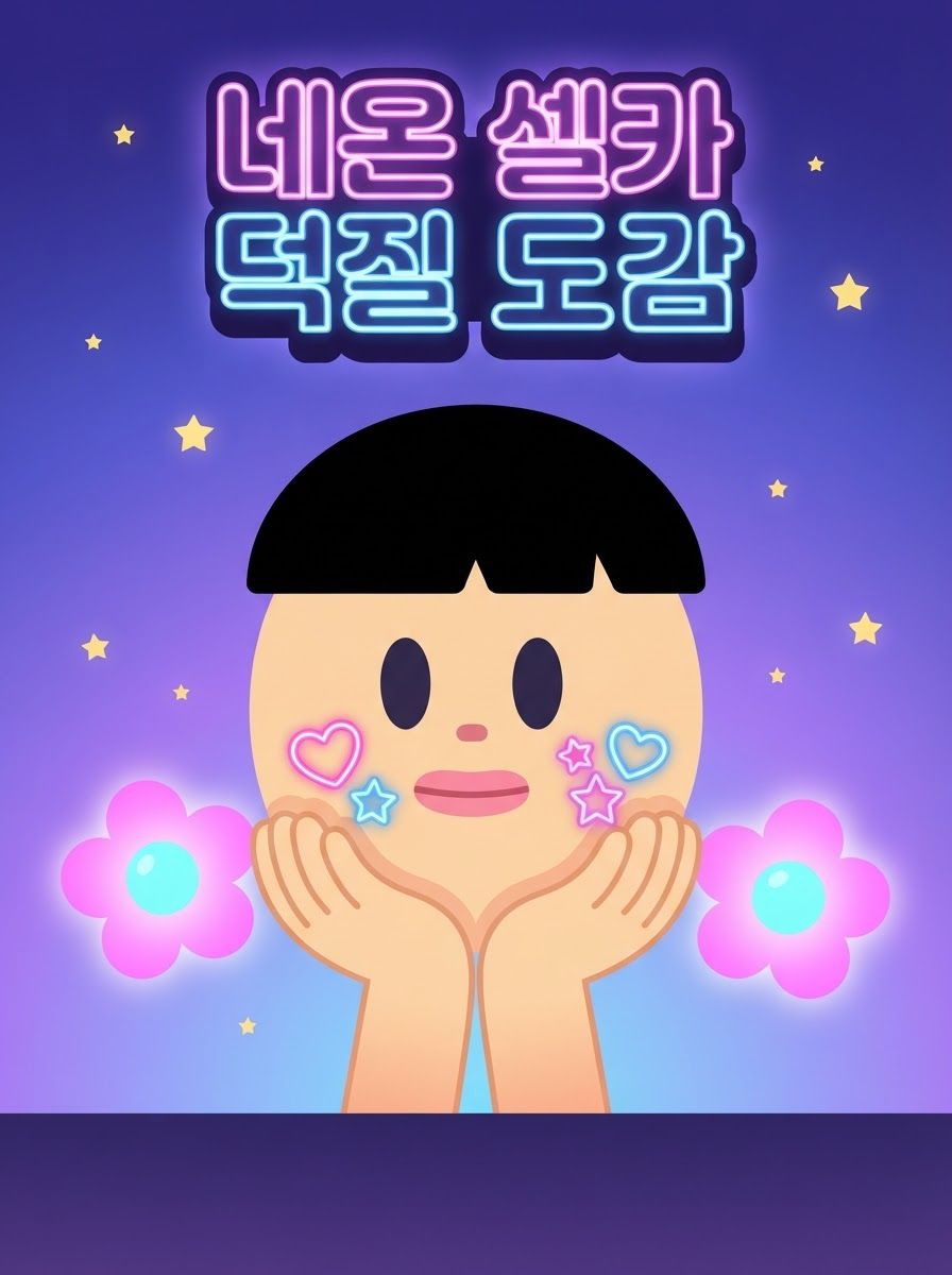 네온 셀카 덕질 도감