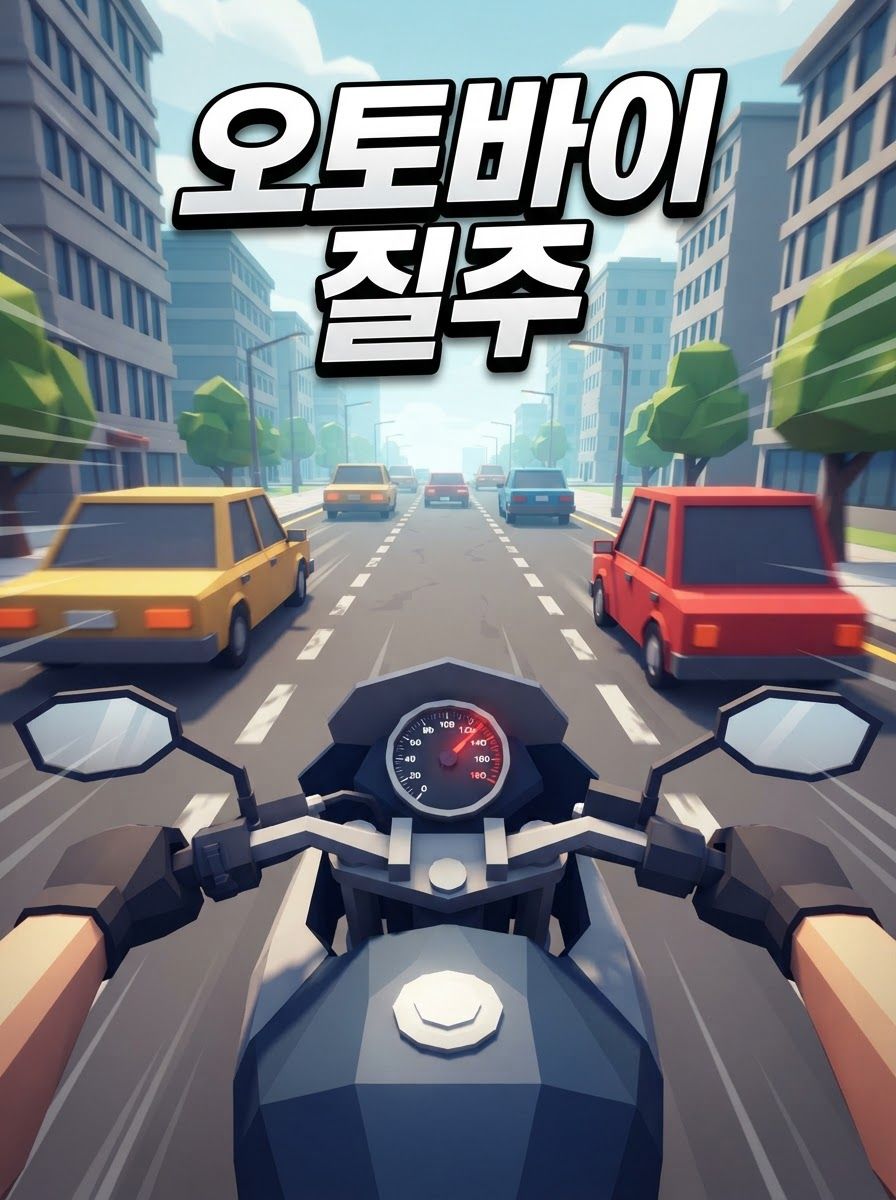 오토바이 질주