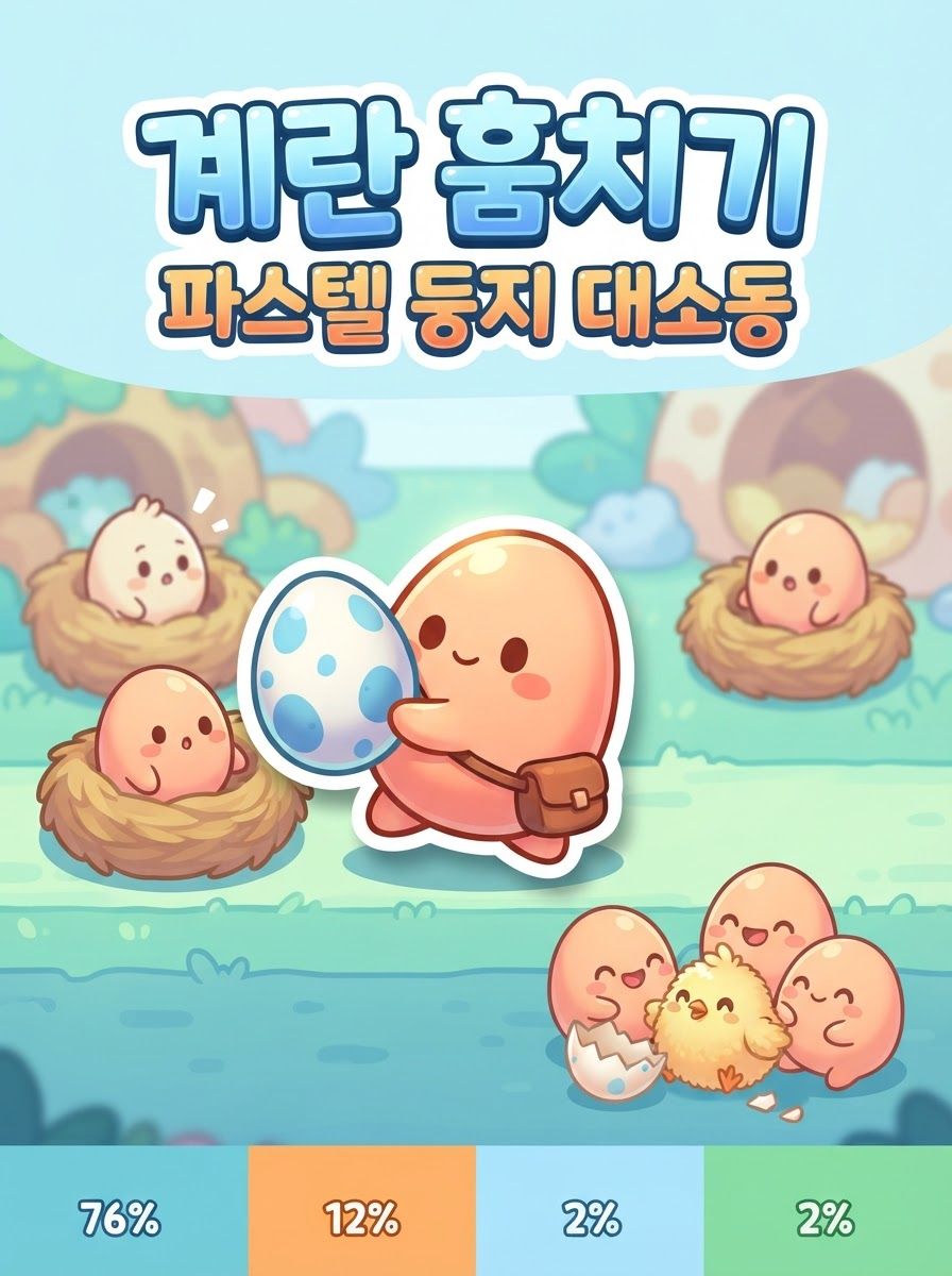 계란 훔치기: 파스텔 둥지 대소동