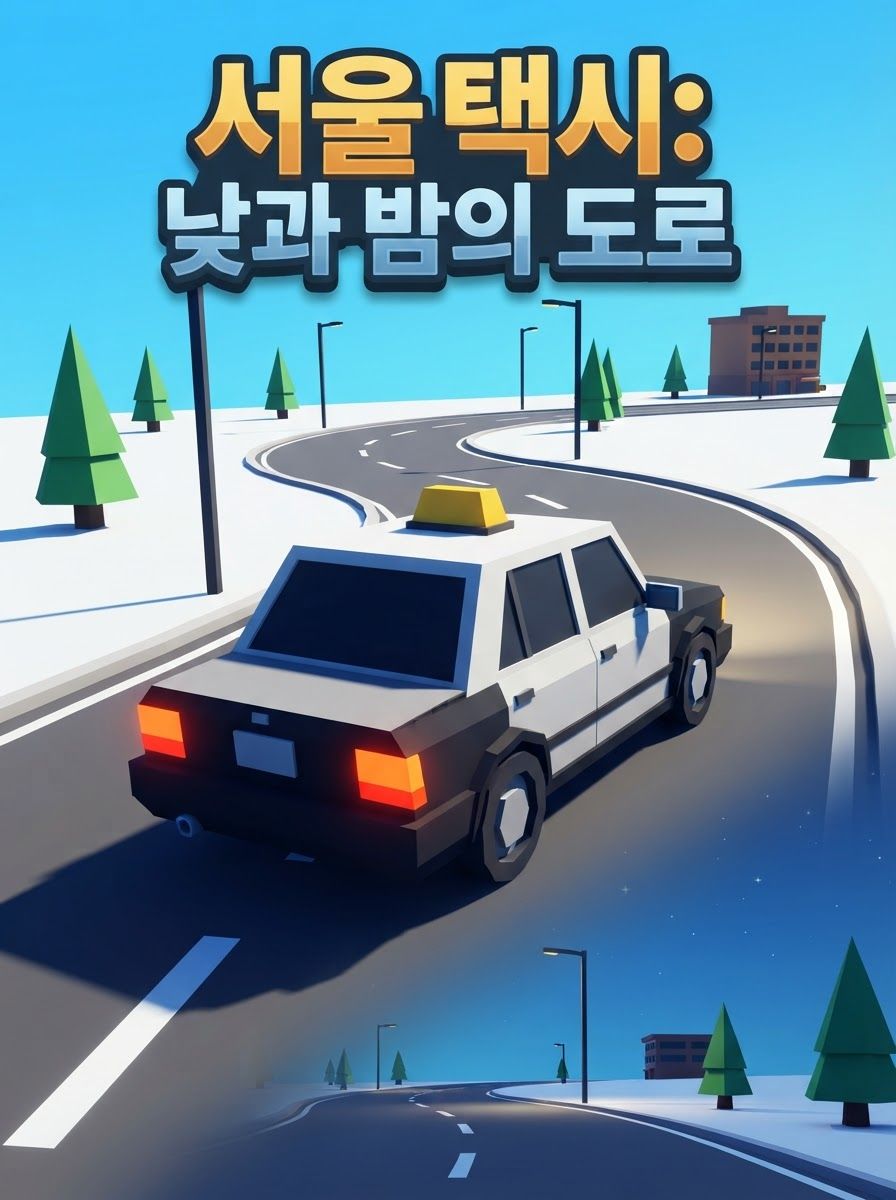 서울 택시: 낮과 밤의 도로