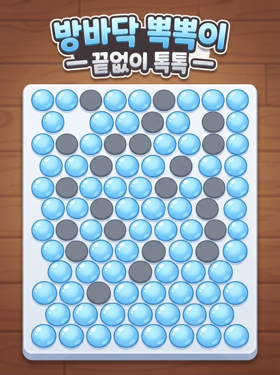 방바닥 뽁뽁이 — 끝없이 톡톡