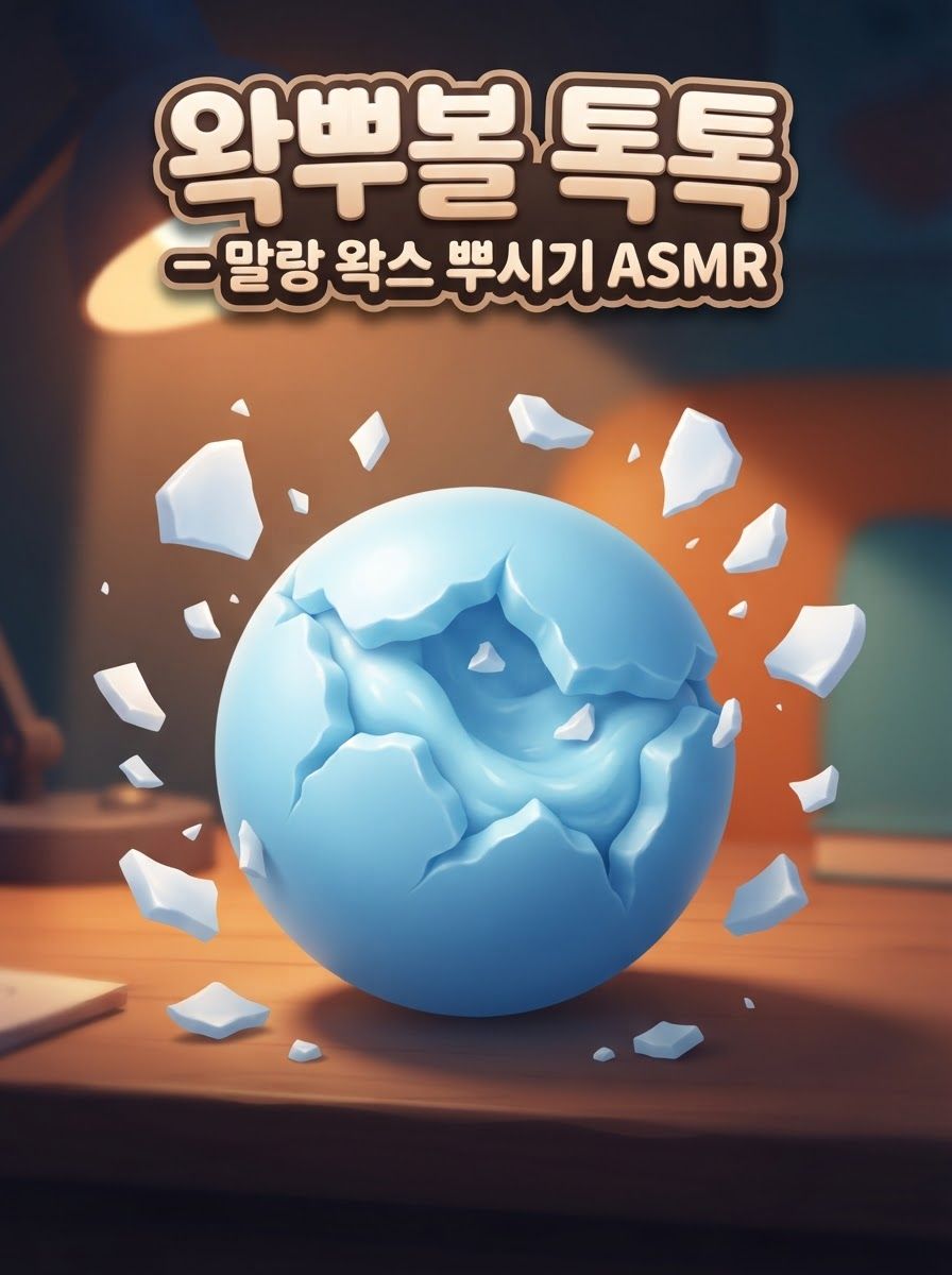왁뿌볼 톡톡 — 말랑 왁스 뿌시기 ASMR