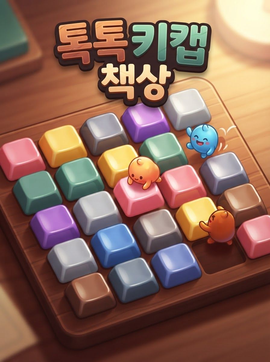 톡톡 키캡 책상
