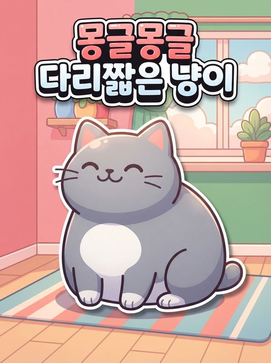 몽글몽글 다리짧은 냥이