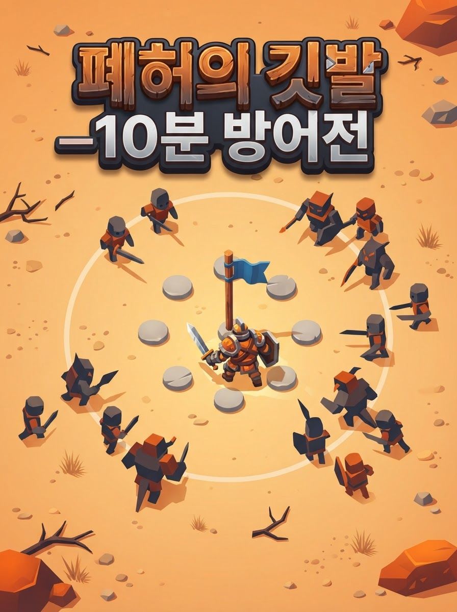 폐허의 깃발 — 10분 방어전