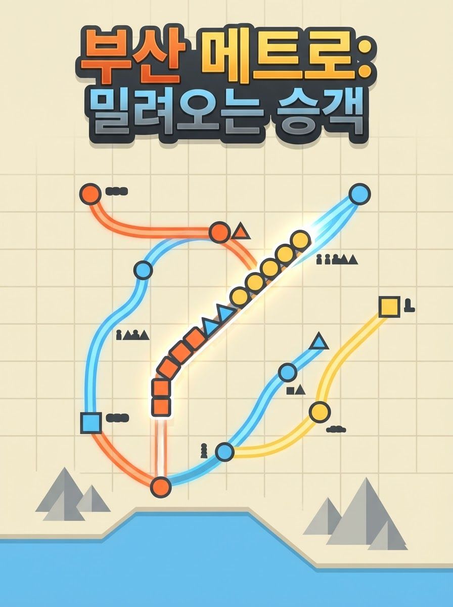 부산 메트로: 밀려오는 승객