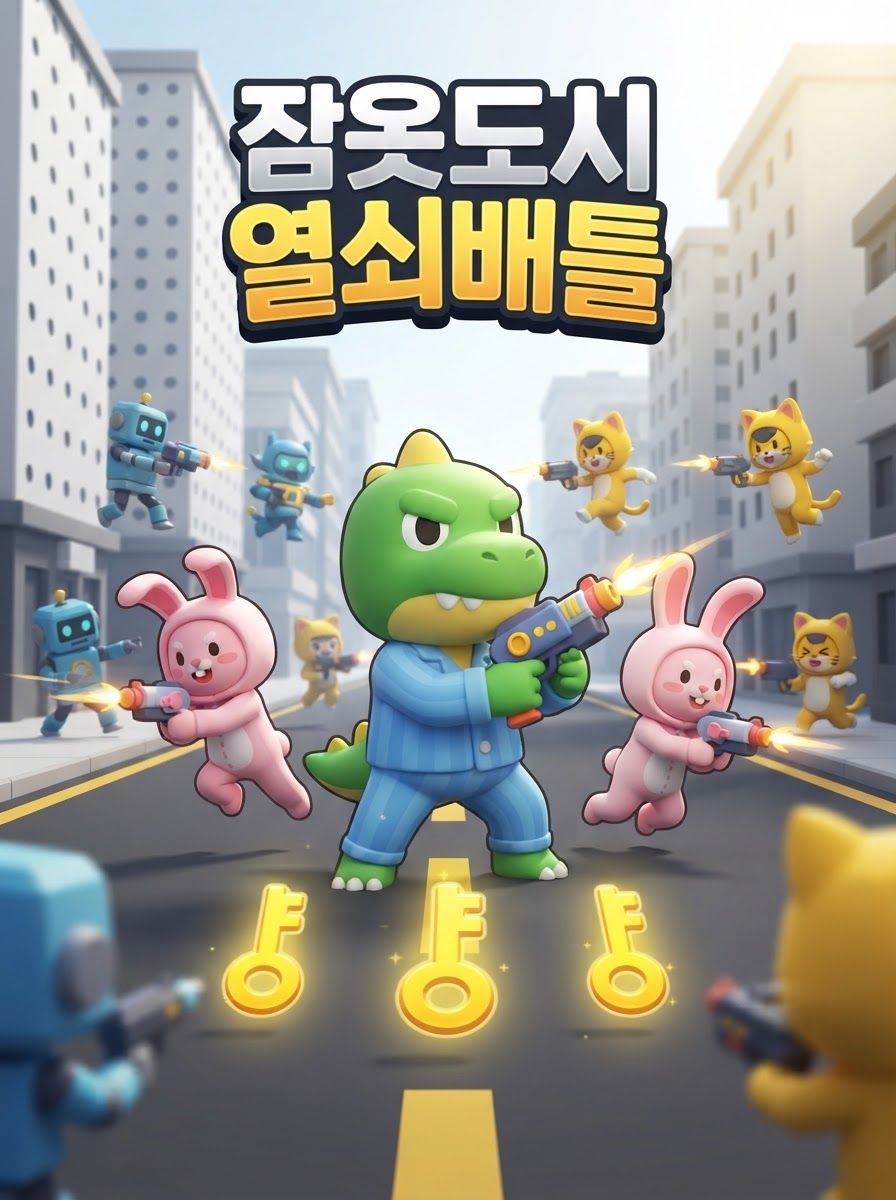 잠옷도시 열쇠배틀