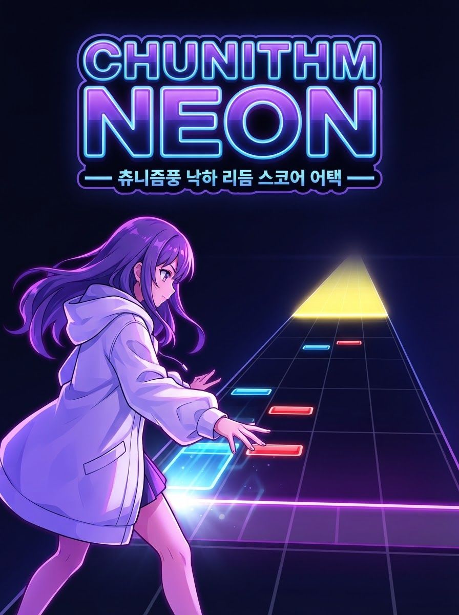 CHUNITHM NEON — 츄니즘풍 낙하 리듬 스코어 어택