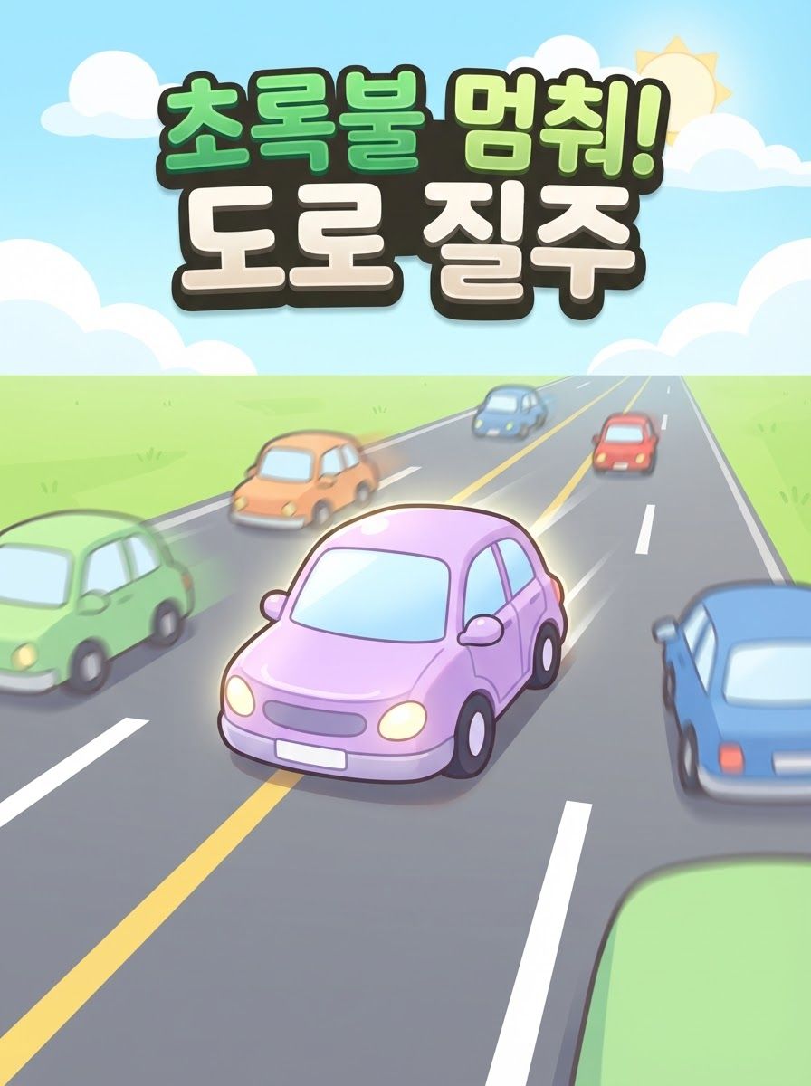 초록불 멈춰! 도로 질주