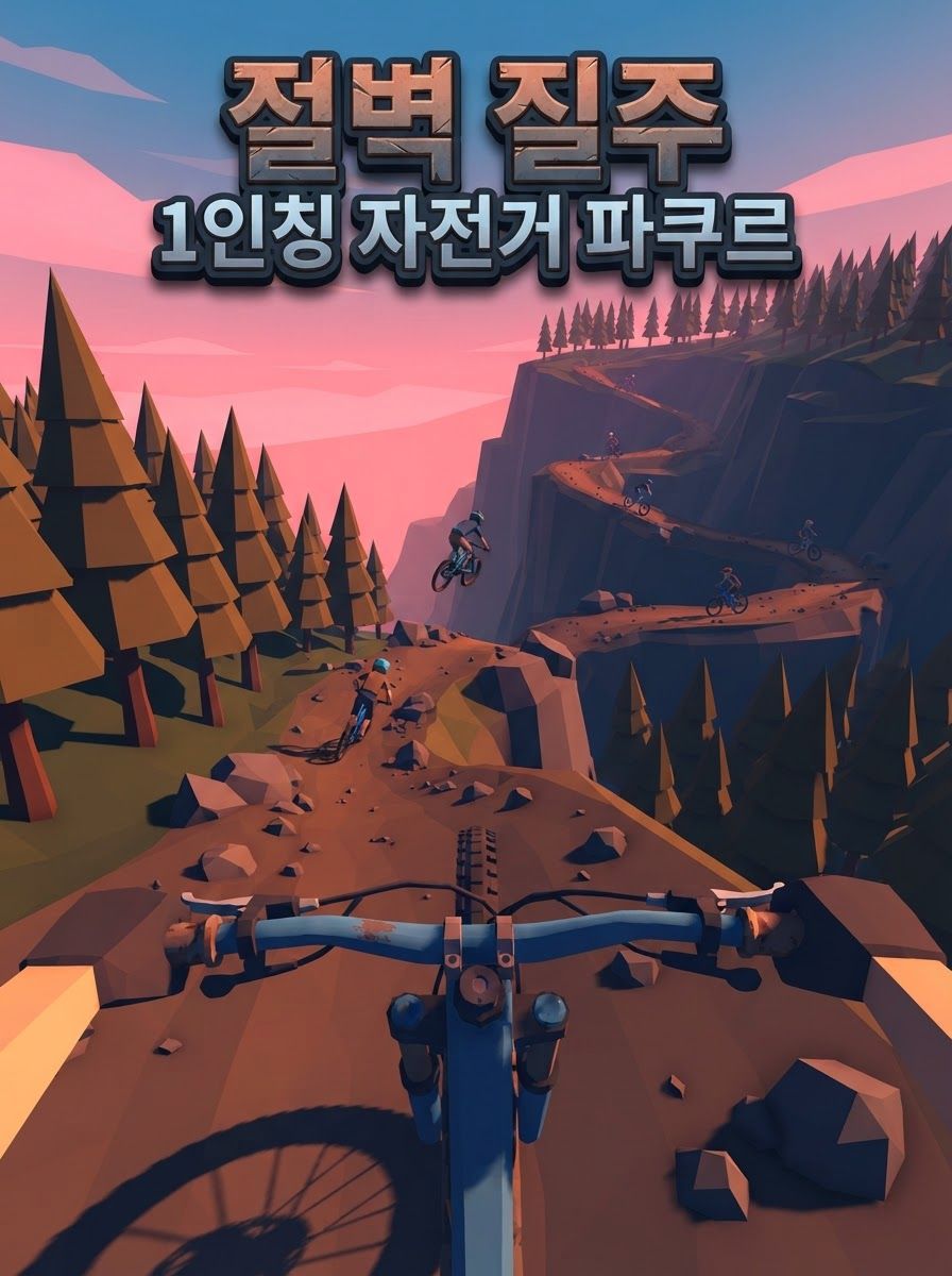 절벽 질주 — 1인칭 자전거 파쿠르