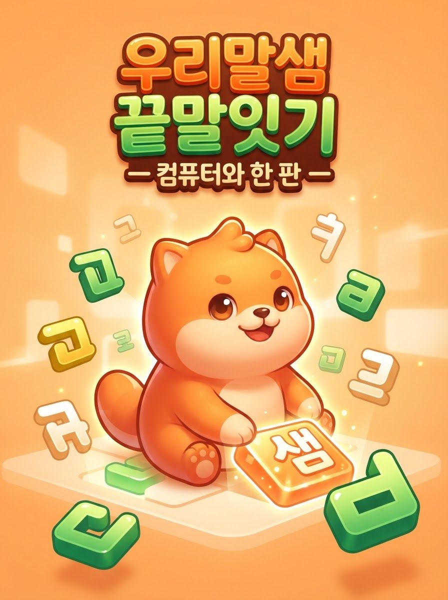 우리말샘 끝말잇기 — 컴퓨터와 한 판