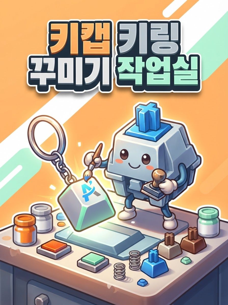 키캡 키링 꾸미기 작업실