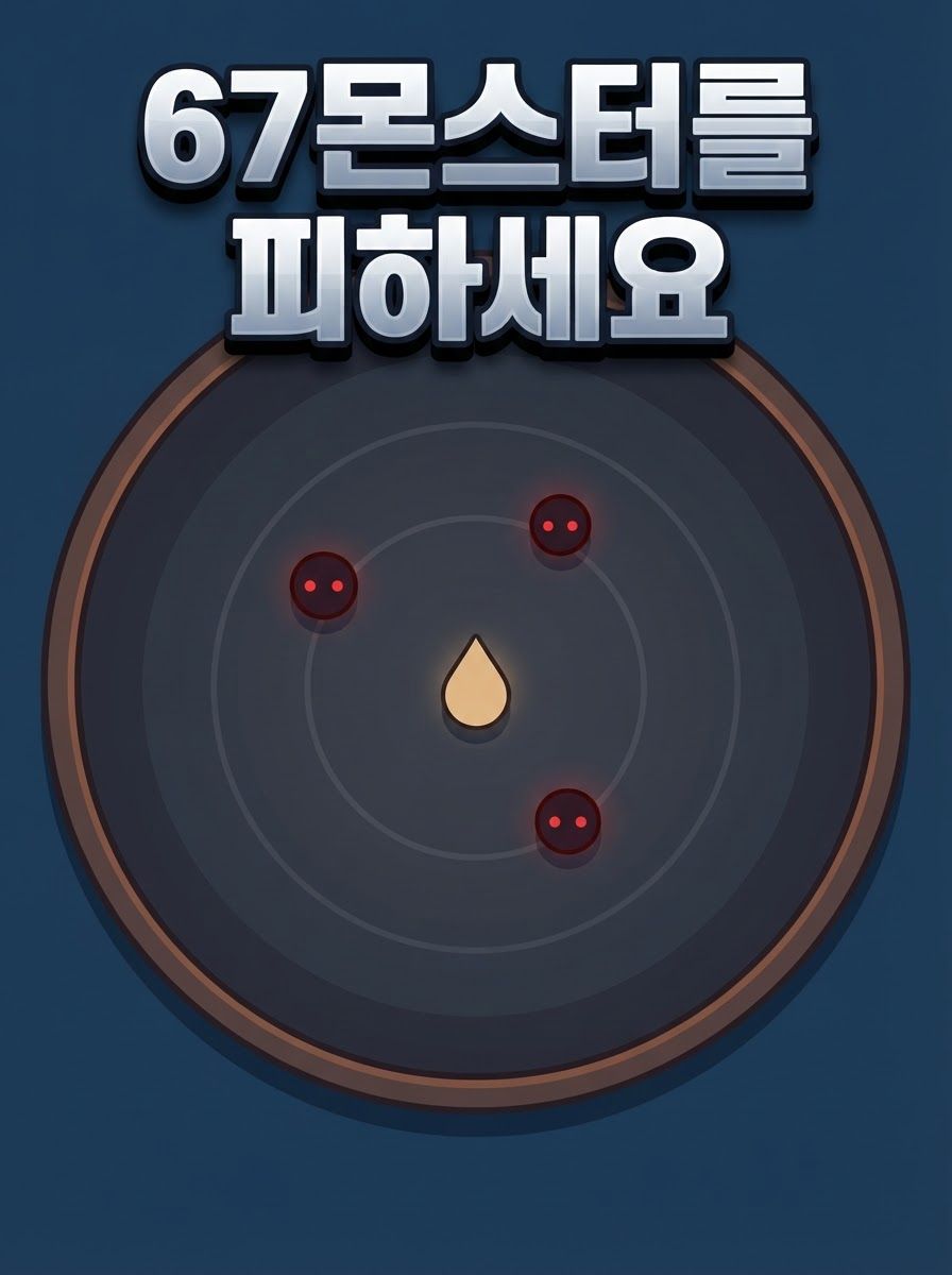 67몬스터를 피하세요