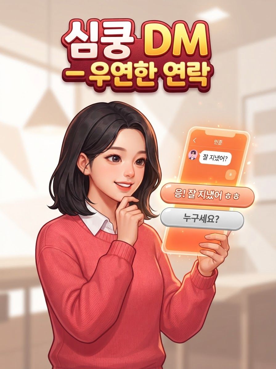 심쿵 DM — 우연한 연락