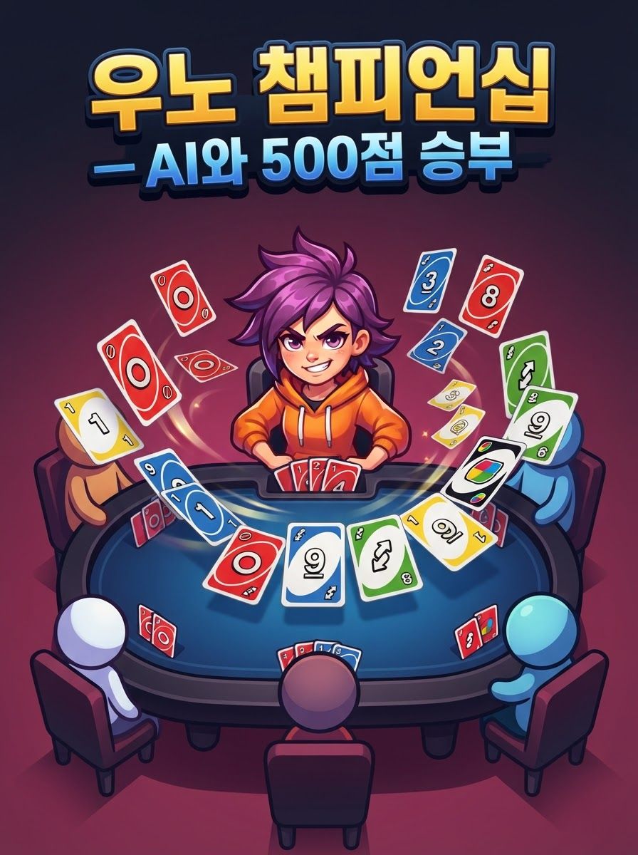 우노 챔피언십 — AI와 500점 승부