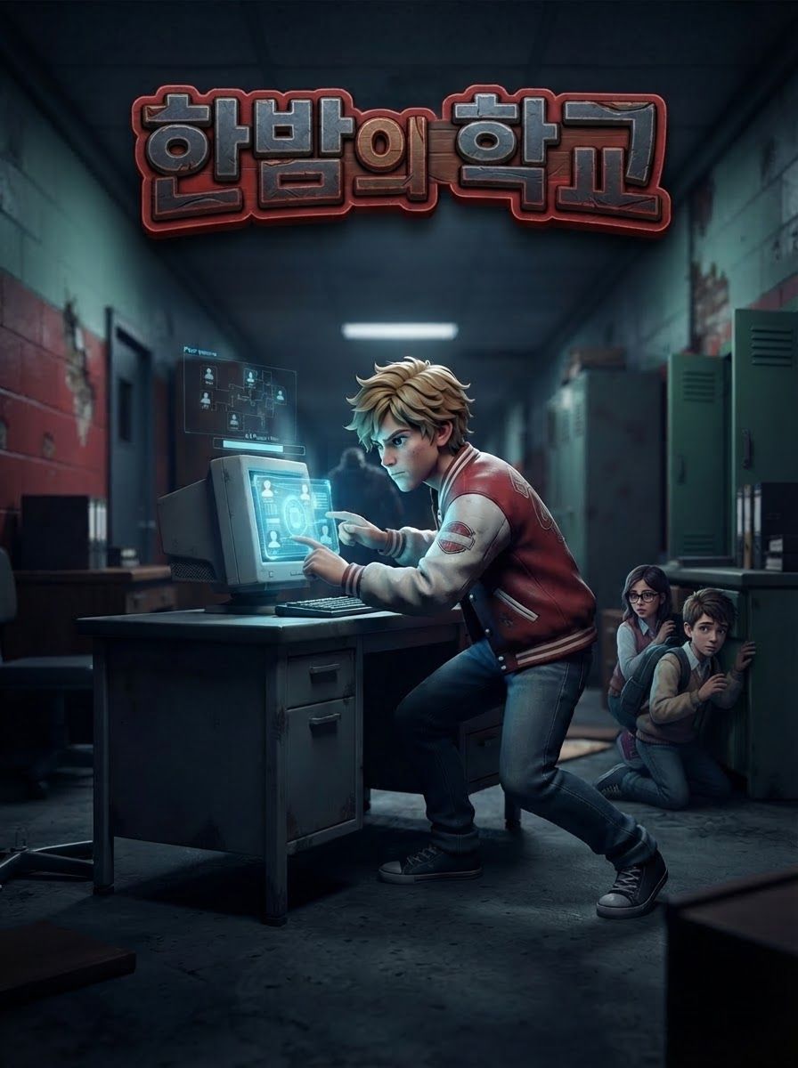 한밤의 학교