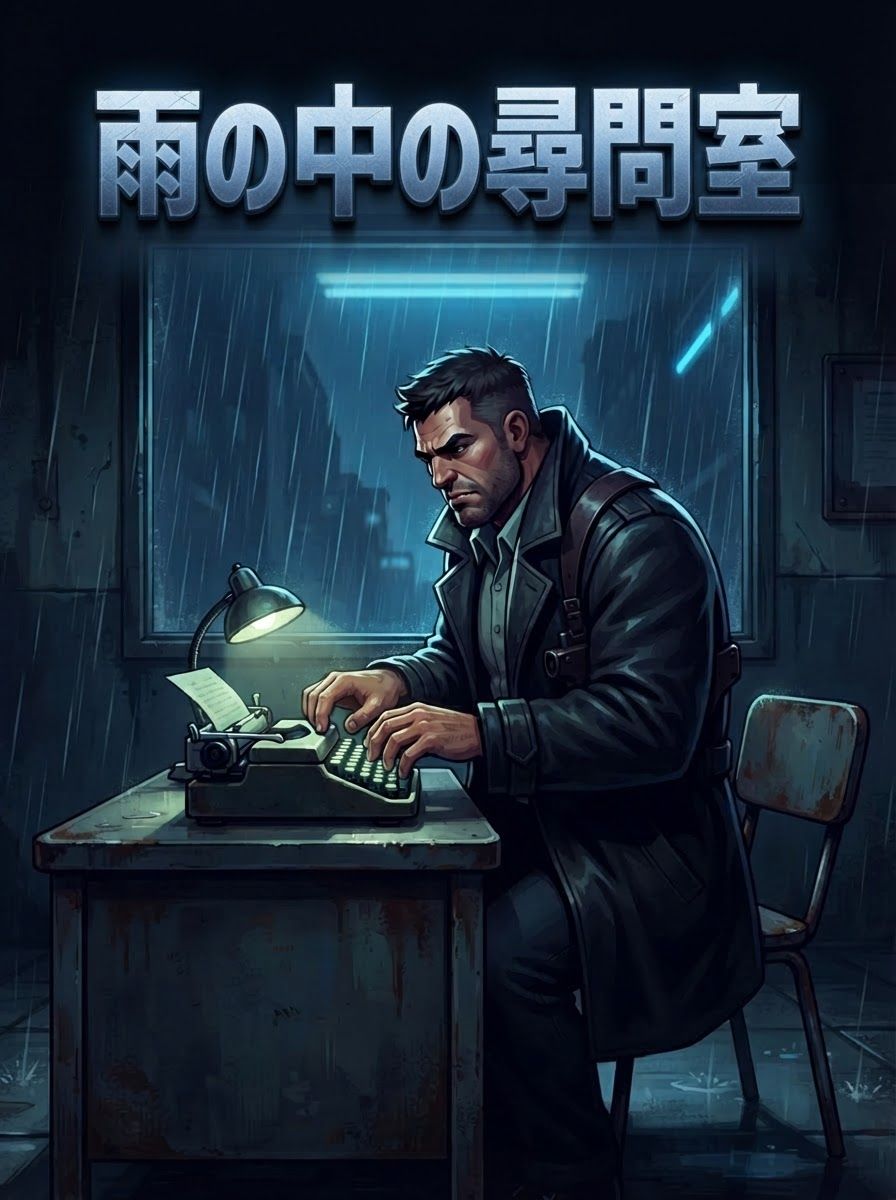 雨の中の尋問室