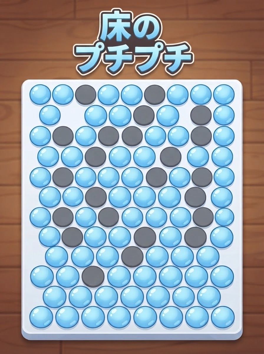 床のプチプチ
