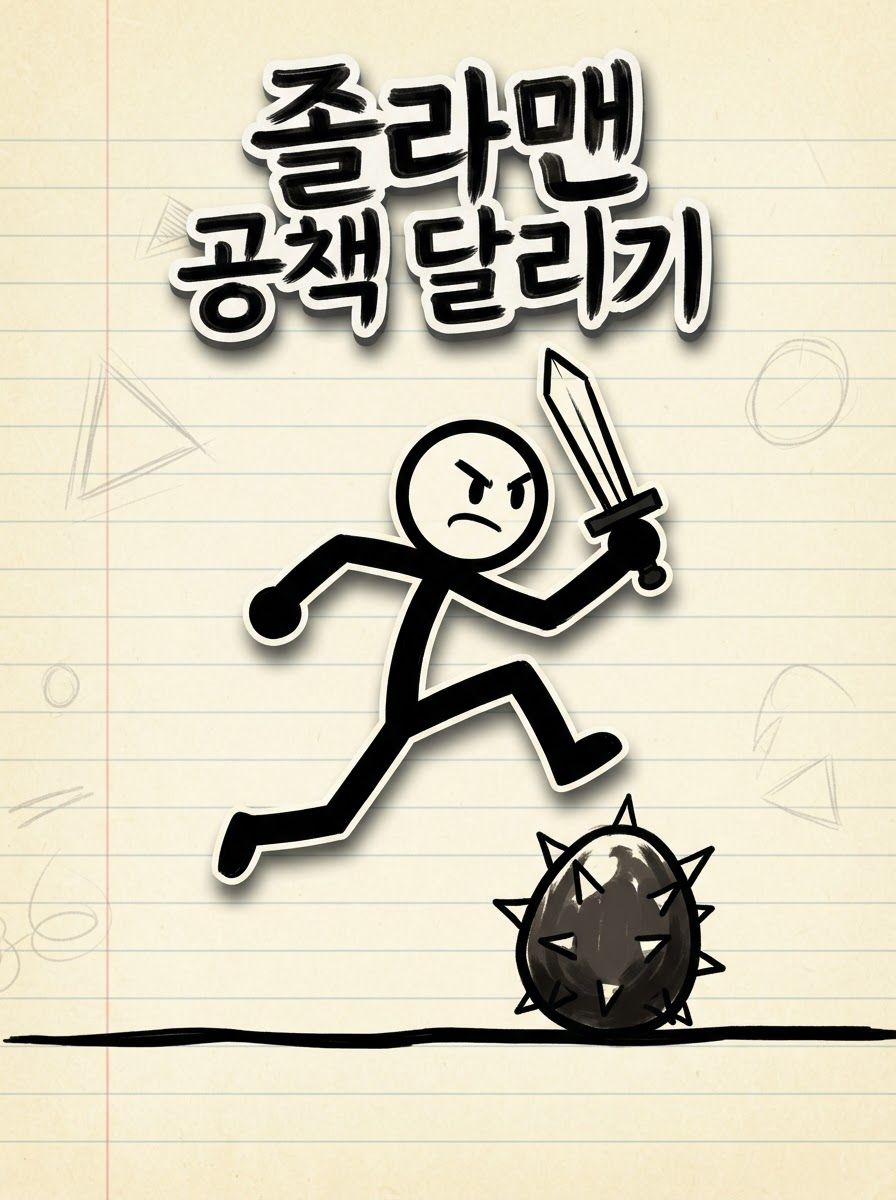 졸라맨 공책 달리기