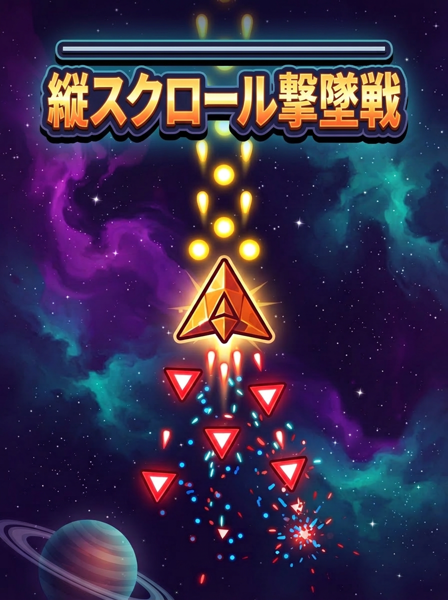 縦スクロール撃墜戦