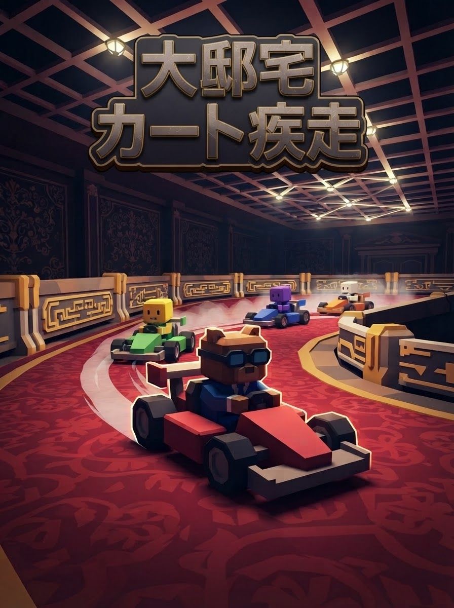 大邸宅カート疾走