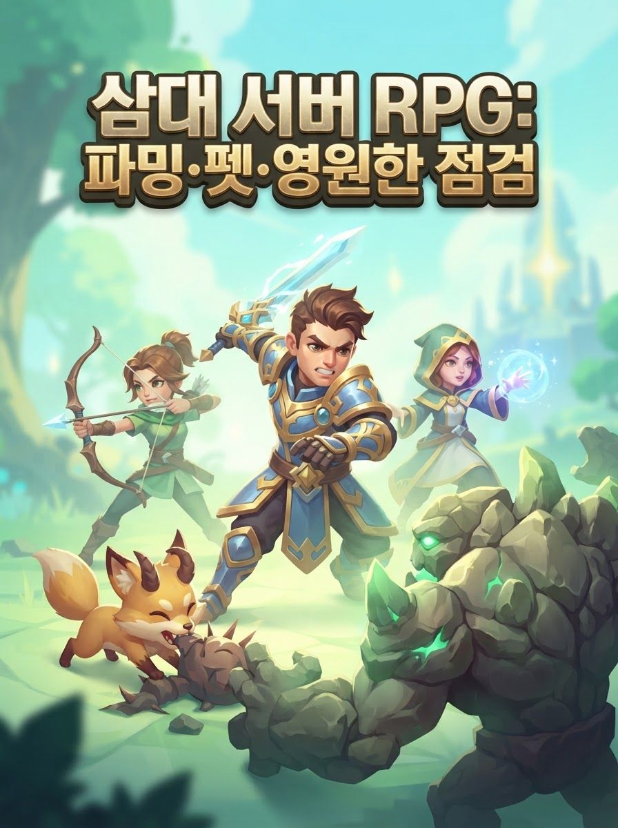 삼대 서버 RPG: 파밍·펫·영원한 점검