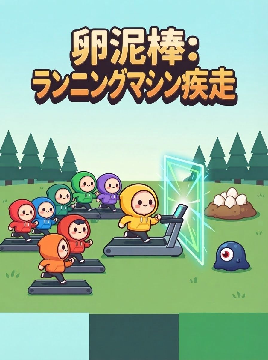 卵泥棒：ランニングマシン疾走