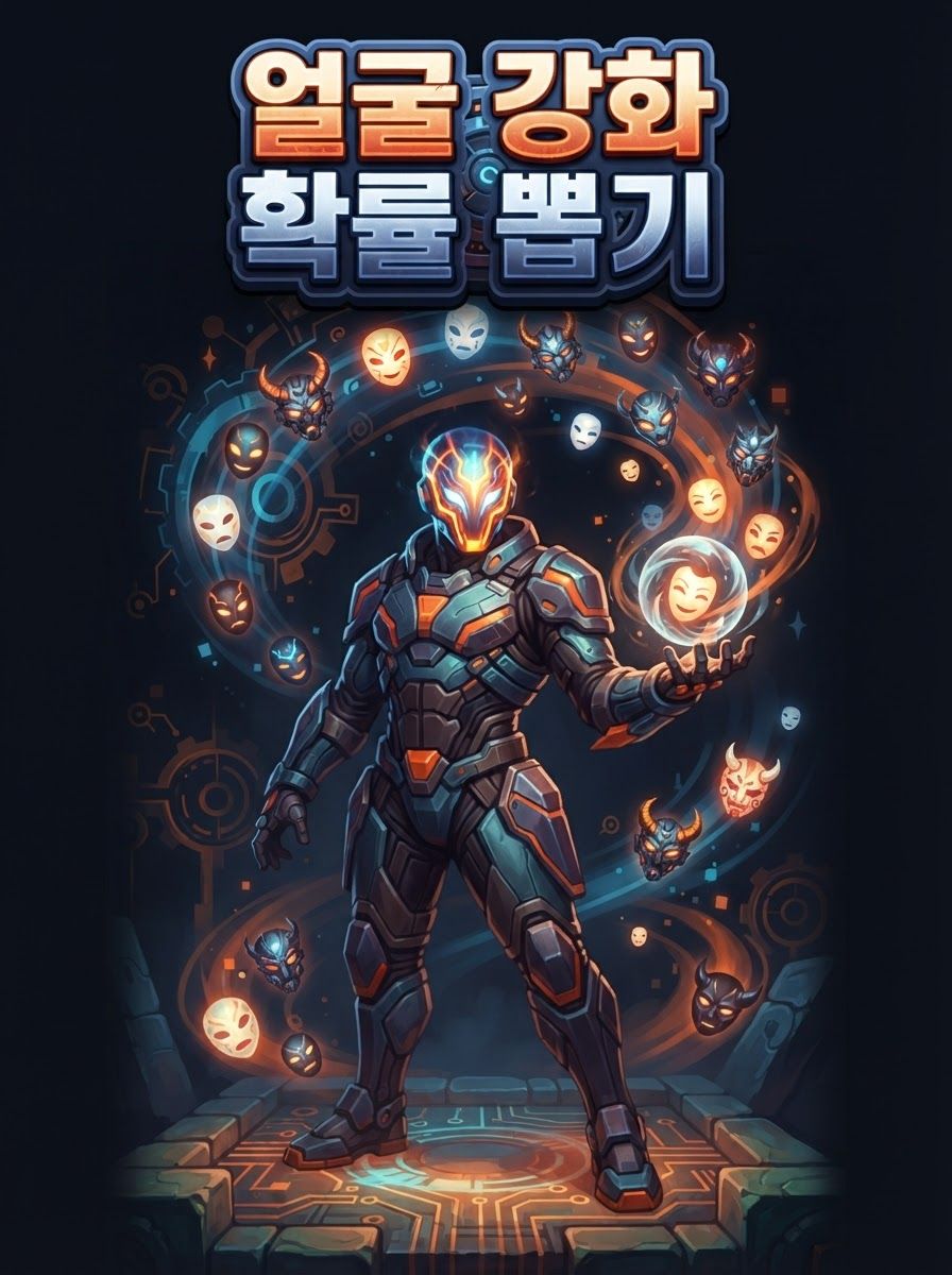 얼굴 강화 확률 뽑기