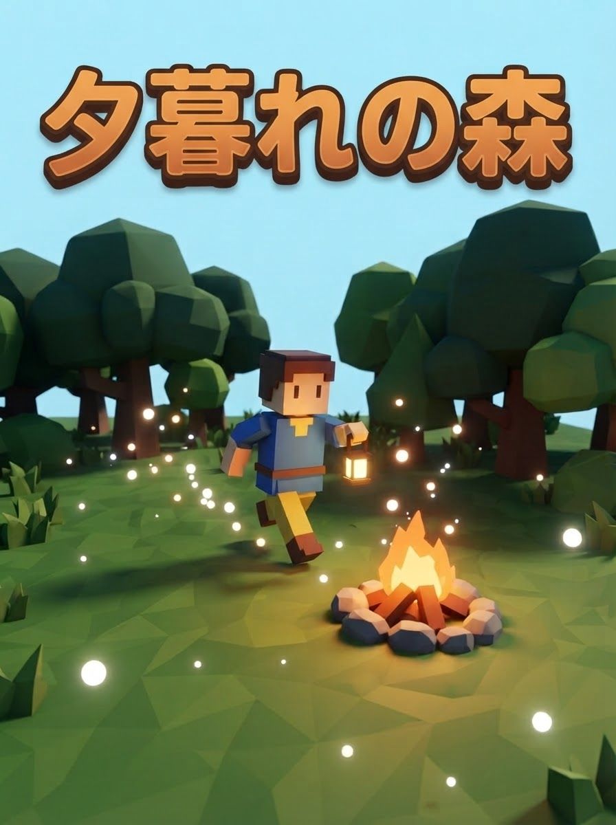 夕暮れの森