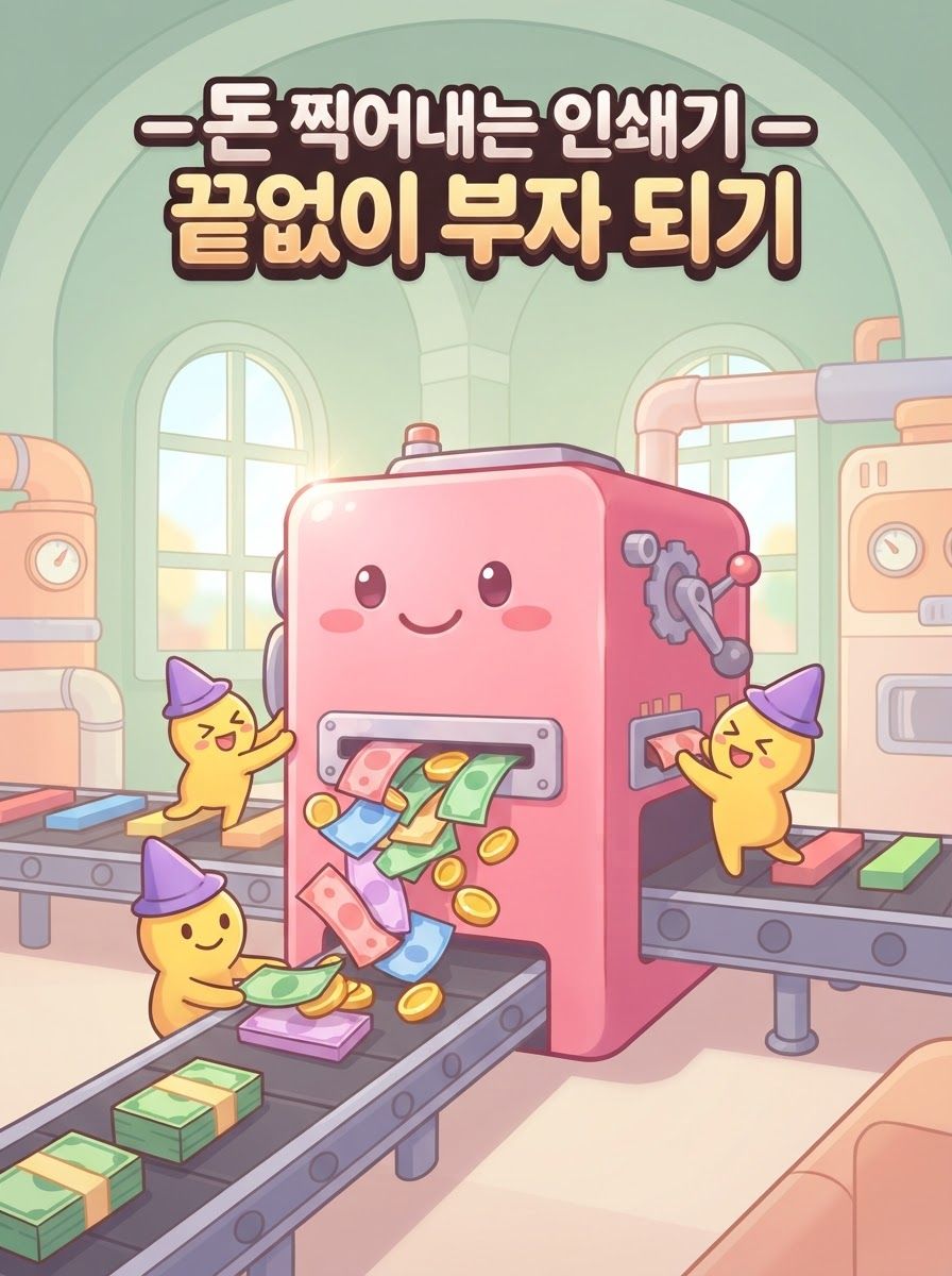 돈 찍어내는 인쇄기 — 끝없이 부자 되기