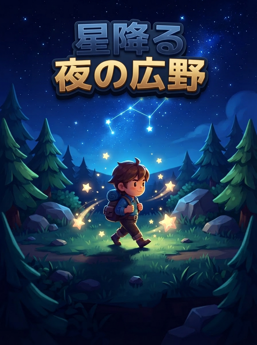 星降る夜の広野