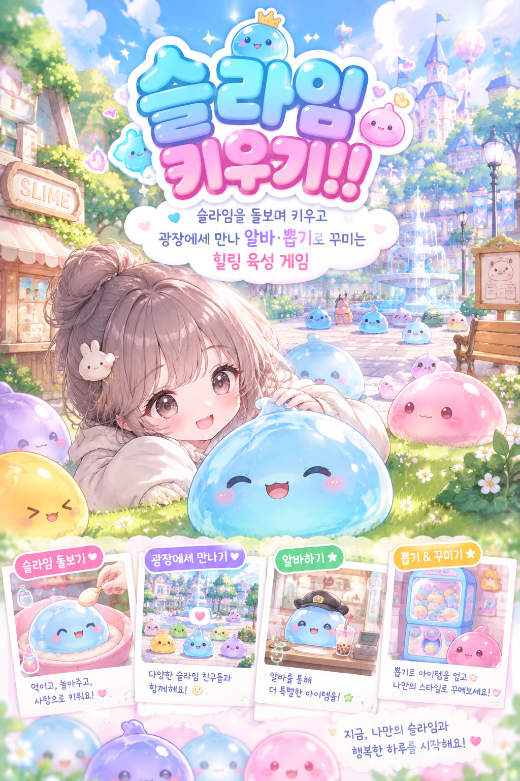 슬라임 키우기!!