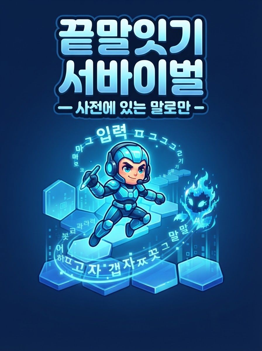 끝말잇기 서바이벌 — 사전에 있는 말로만