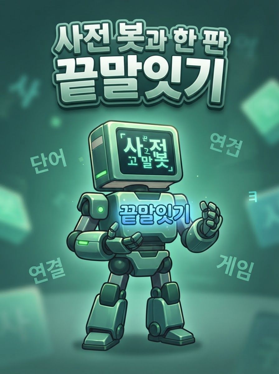 사전 봇과 한 판 끝말잇기
