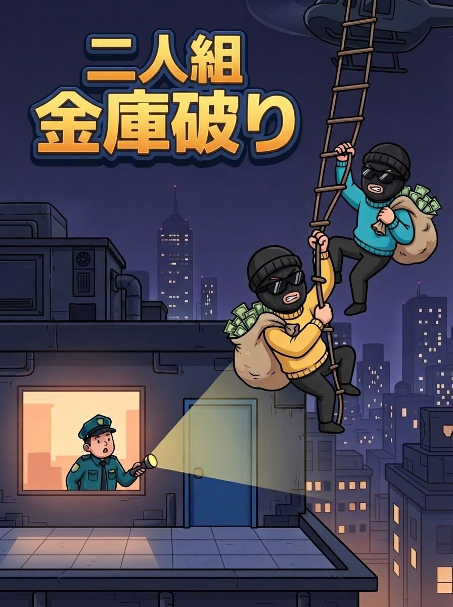 二人組金庫破り