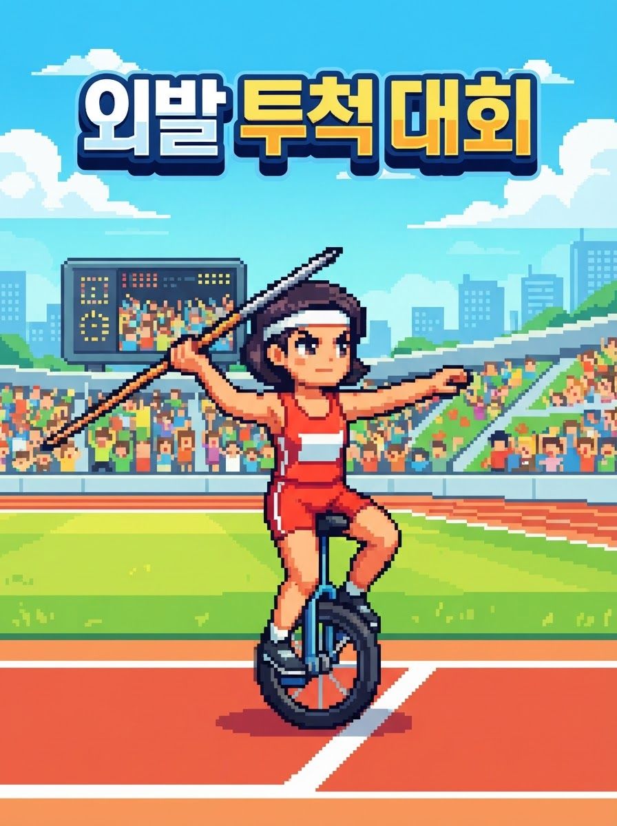 외발 투척 대회
