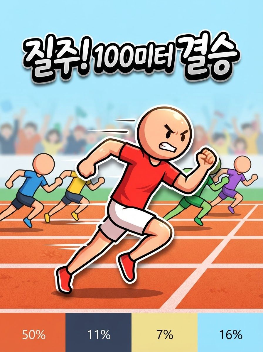 질주! 100미터 결승