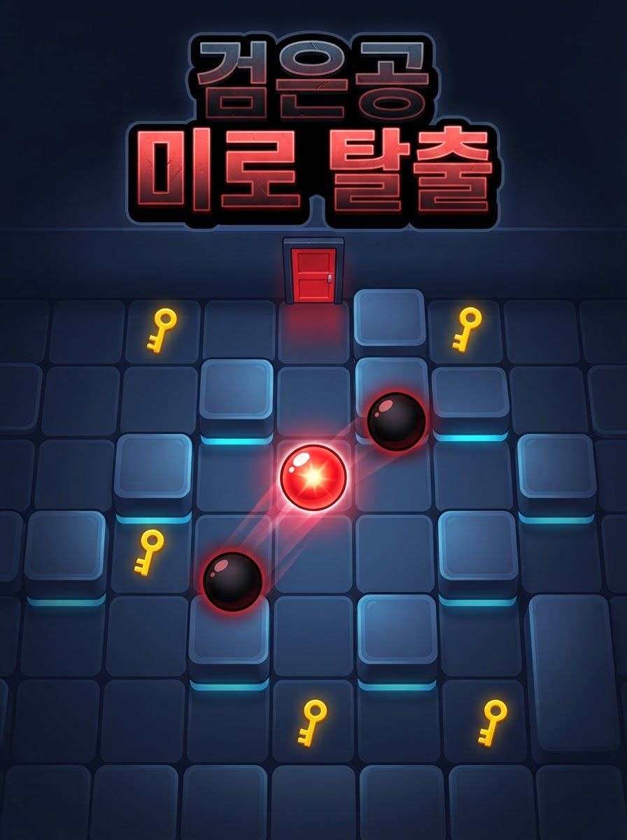 검은 공 미로 탈출