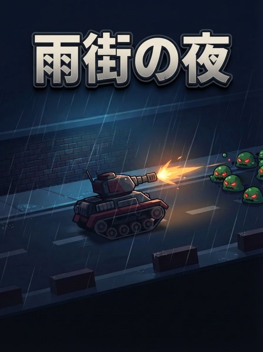 雨街の夜