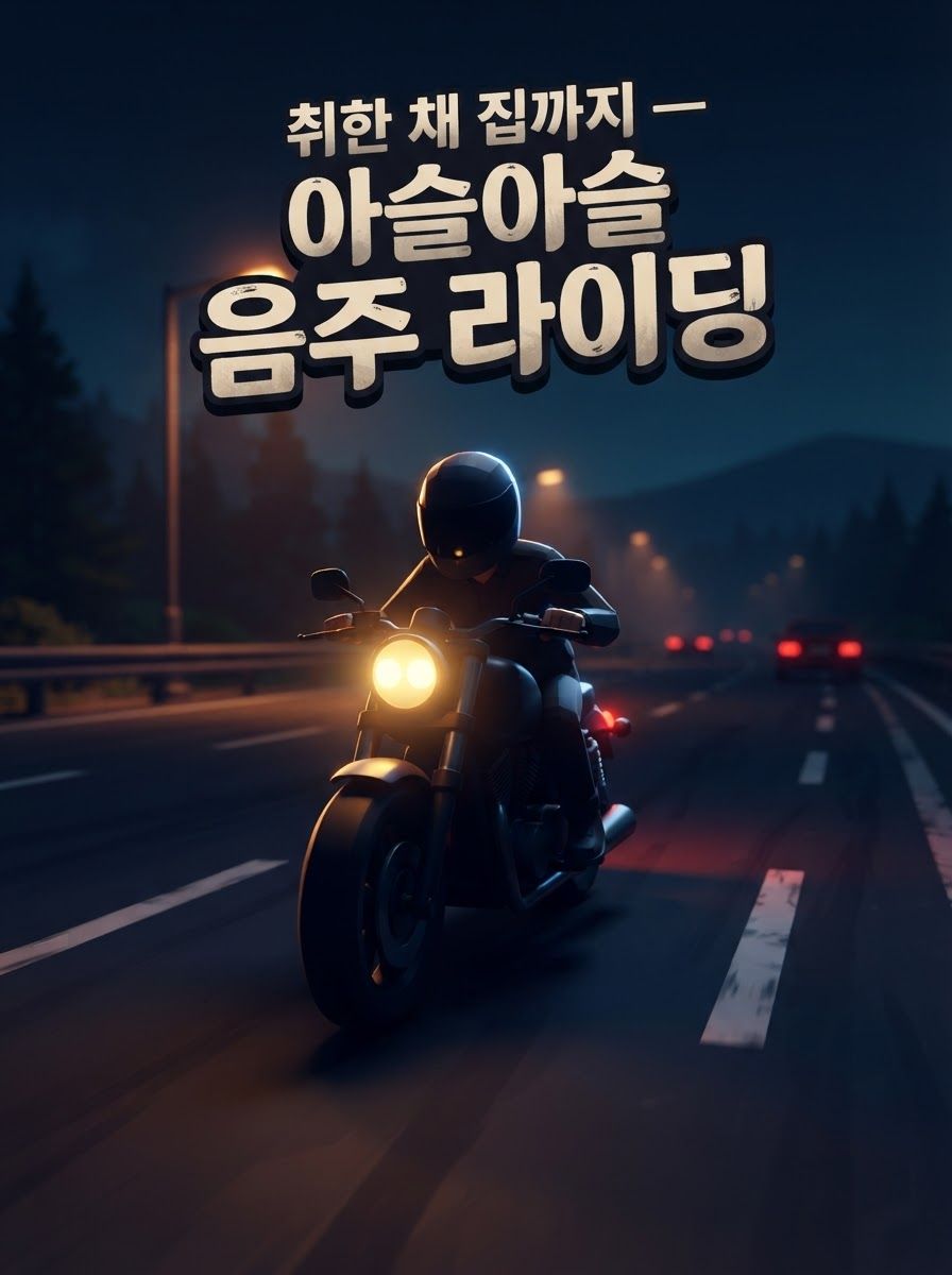 취한 채 집까지 — 아슬아슬 음주 라이딩