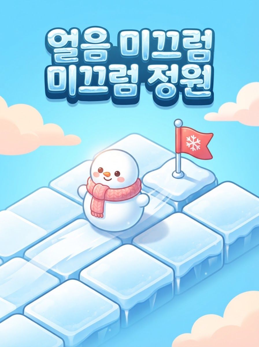 얼음 미끄럼 정원
