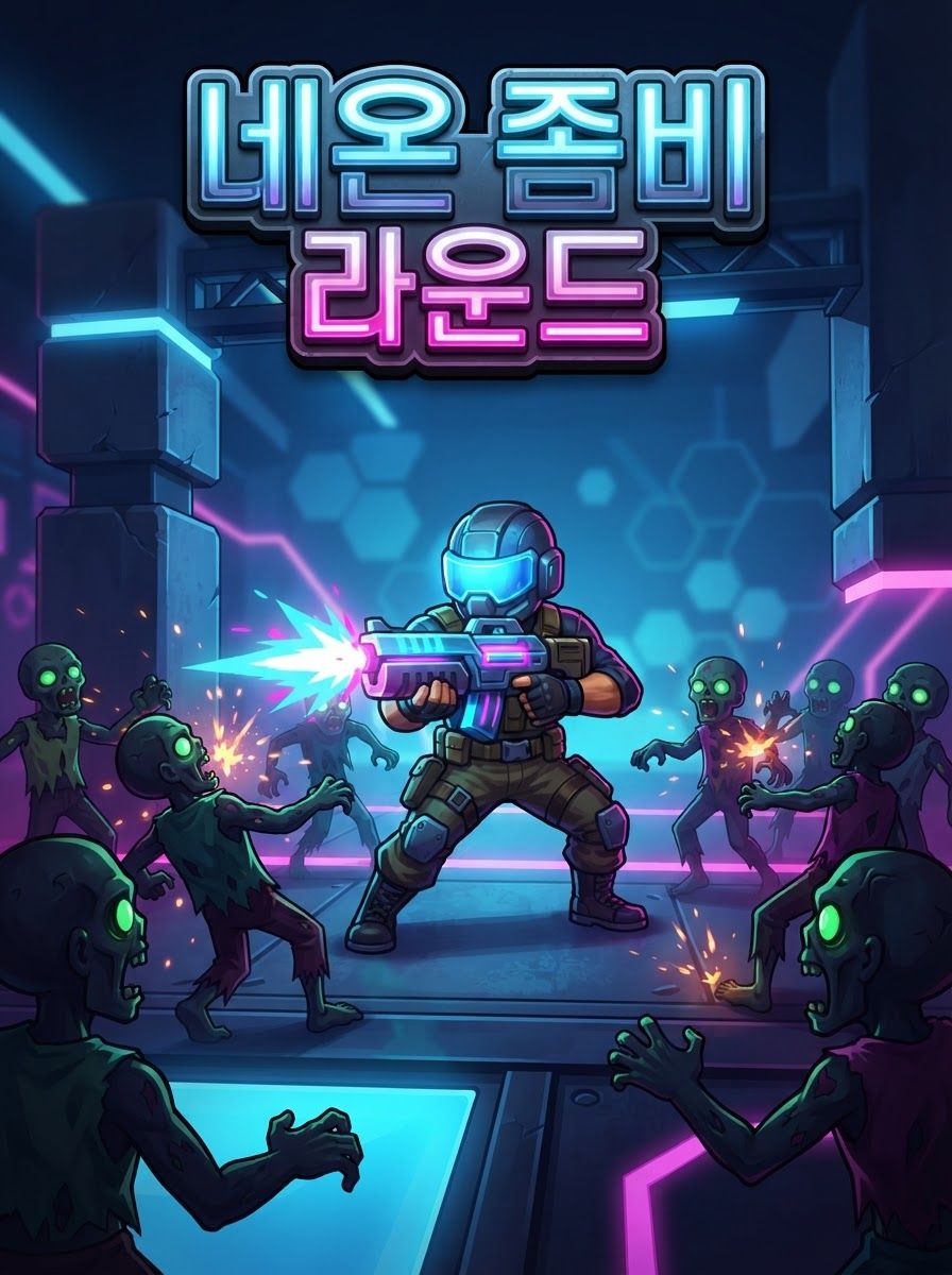네온 좀비 라운드