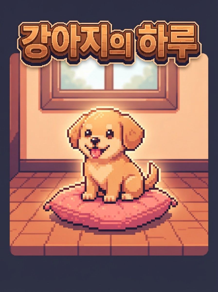 강아지의 하루