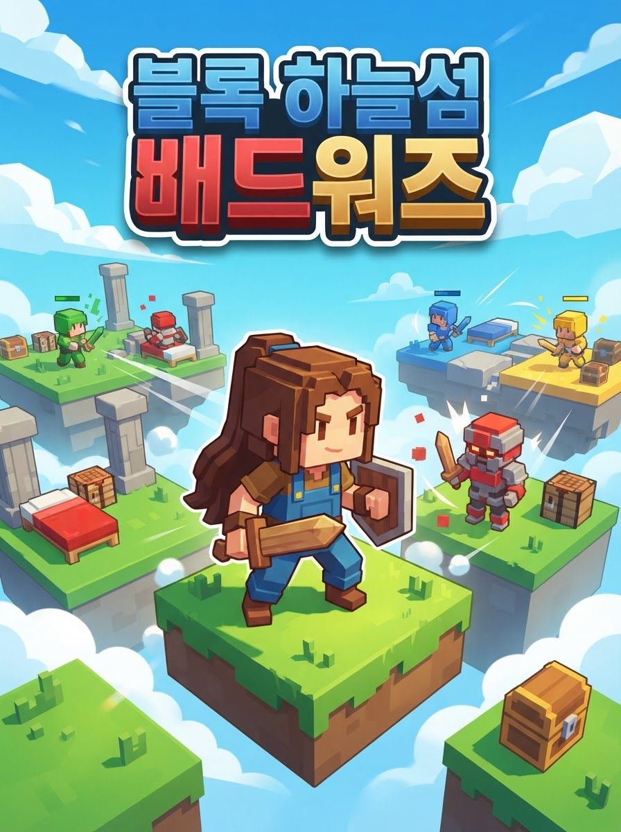 블록 하늘섬 배드워즈