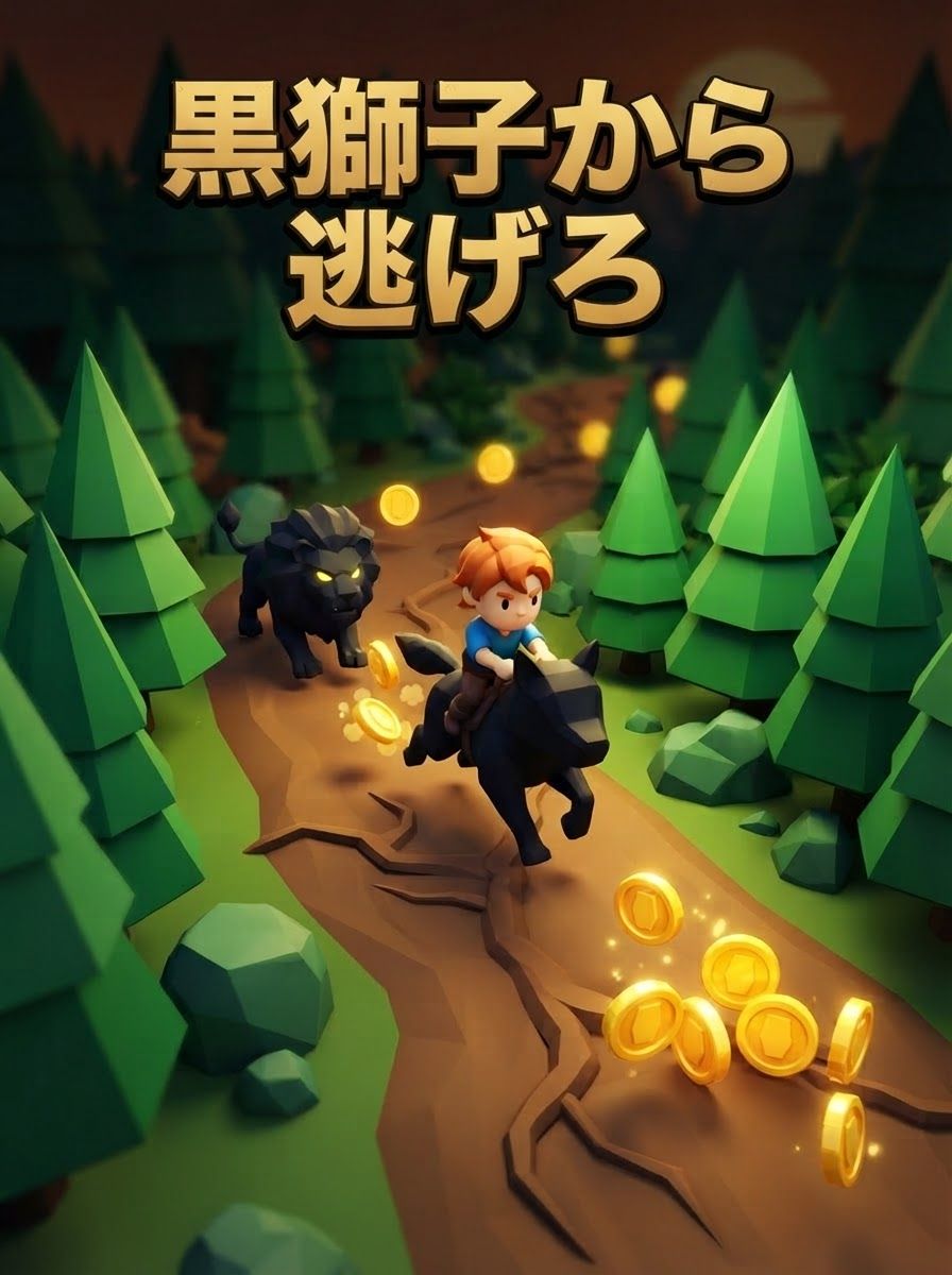 黒獅子から逃げろ