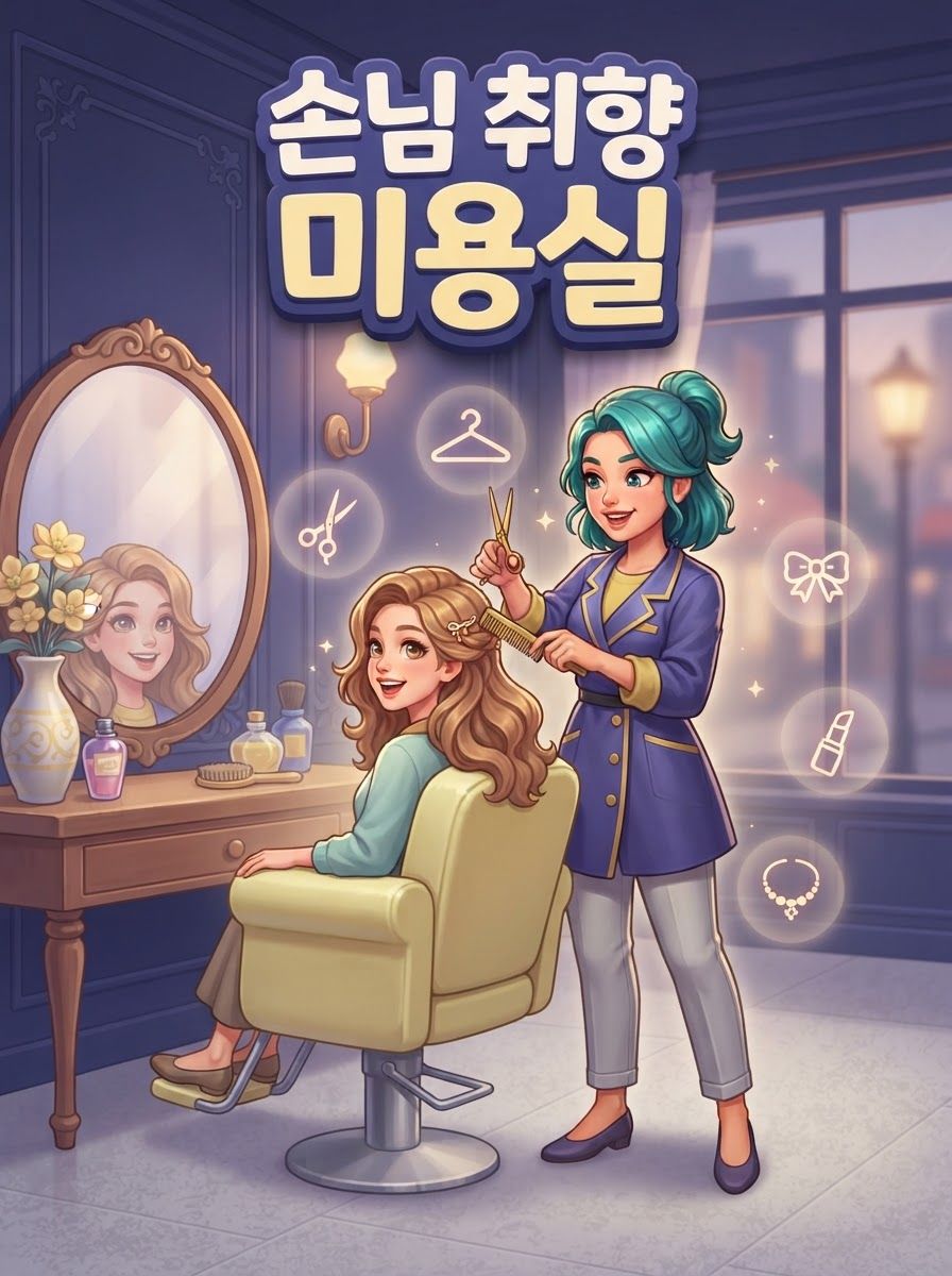 손님 취향 미용실
