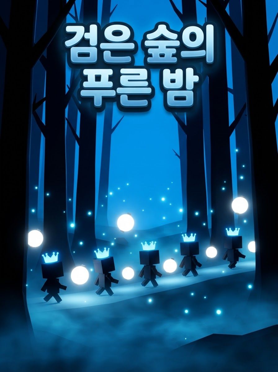검은 숲의 푸른 밤